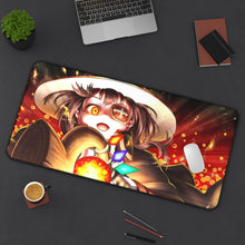 Load image into Gallery viewer, Konosuba - Megumin Mouse Pad (Desk Mat) On Desk
