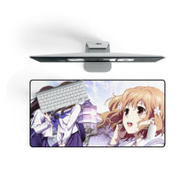 Load image into Gallery viewer, Hanasaku Iroha Mouse Pad (Desk Mat) On Desk
