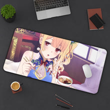 Load image into Gallery viewer, Ms. Koizumi Loves Ramen Noodles Mouse Pad (Desk Mat) On Desk
