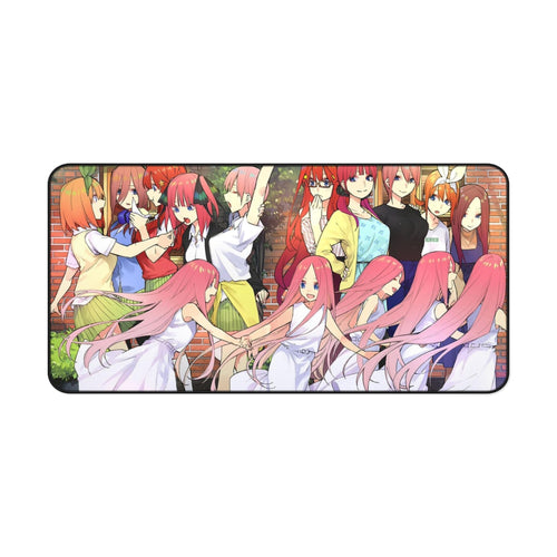 The Quintessential Quintuplets Miku Nakano, Itsuki Nakano, Nino Nakano, Yotsuba Nakano, Ichika Nakano Mouse Pad (Desk Mat)