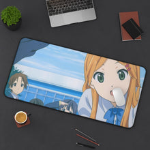 Load image into Gallery viewer, Kokoro Connect Himeko Inaba, Iori Nagase, Taichi Yaegashi, Yui Kiriyama Mouse Pad (Desk Mat) On Desk
