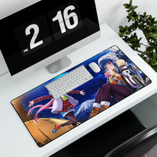 Load image into Gallery viewer, Laid-Back Camp Mouse Pad (Desk Mat) With Laptop
