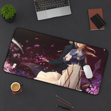 Load image into Gallery viewer, Gilbert Bougainvillea Mouse Pad (Desk Mat) On Desk

