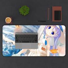 Load image into Gallery viewer, Is The Order A Rabbit? Mouse Pad (Desk Mat) With Laptop
