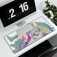 Load image into Gallery viewer, Anime Girl Mouse Pad (Desk Mat) With Laptop
