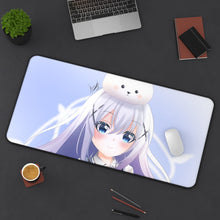 Load image into Gallery viewer, Is The Order A Rabbit? Mouse Pad (Desk Mat) On Desk

