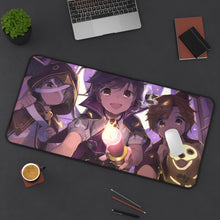 Load image into Gallery viewer, Trick or Treat? Mouse Pad (Desk Mat) On Desk
