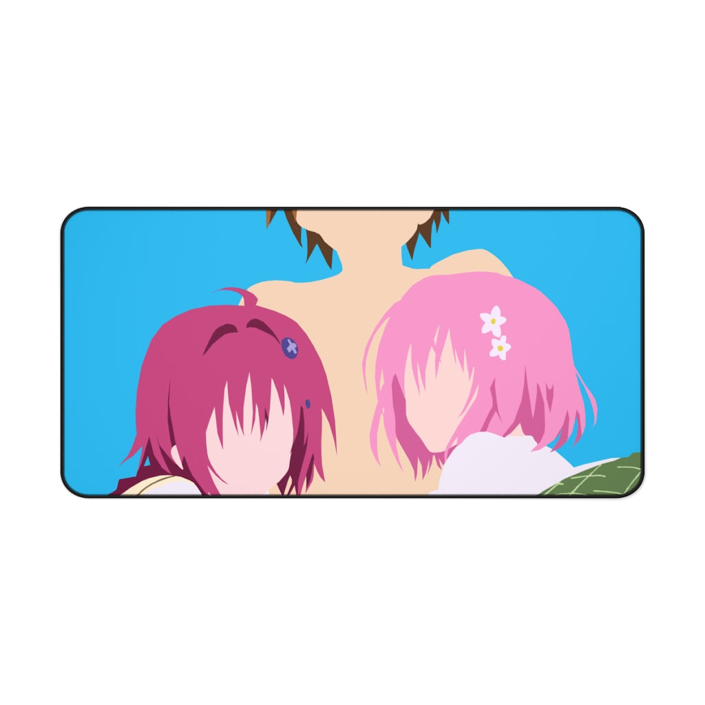 rito, momo y mea to love ru minimalist Mouse Pad (Desk Mat)