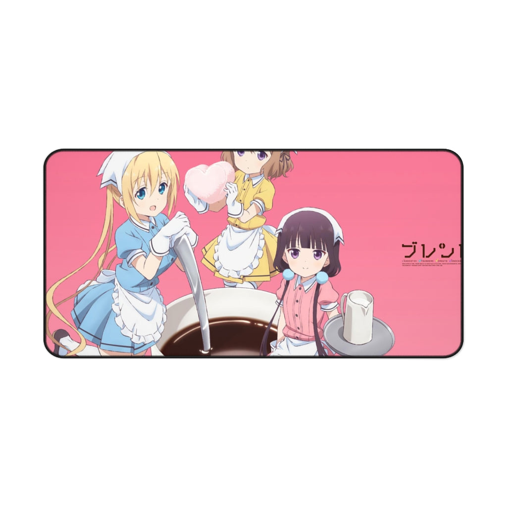 Blend S Maika Sakuranomiya, Kaho Hinata, Mafuyu Hoshikawa Mouse Pad (Desk Mat)