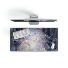 Load image into Gallery viewer, Beautiful Anime Girl Blue Hair Mouse Pad (Desk Mat)
