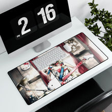 Load image into Gallery viewer, Anime Hello Kitty Mouse Pad (Desk Mat) With Laptop
