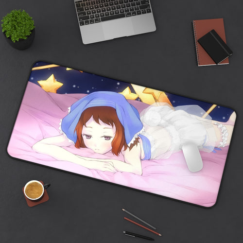 Mayaka Ibara on bed Mouse Pad (Desk Mat) On Desk