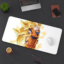 Load image into Gallery viewer, Super Saiyan 3 Mouse Pad (Desk Mat) On Desk
