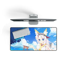 Load image into Gallery viewer, Anime Girl Mouse Pad (Desk Mat) On Desk
