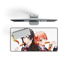 Load image into Gallery viewer, My Teen Romantic Comedy SNAFU Yukino Yukinoshita, Yui Yuigahama Mouse Pad (Desk Mat) On Desk
