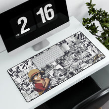 Load image into Gallery viewer, One Piece Monkey D. Luffy Mouse Pad (Desk Mat) With Laptop
