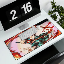 Load image into Gallery viewer, Tanjiro Kimetsu no Yaiba Mouse Pad (Desk Mat)
