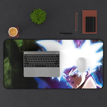 Load image into Gallery viewer, Goku Mastered Ultra Instinct Mouse Pad (Desk Mat) With Laptop

