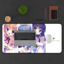 Load image into Gallery viewer, Is The Order A Rabbit? Mouse Pad (Desk Mat) With Laptop

