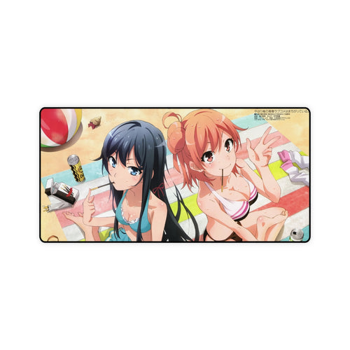 My Teen Romantic Comedy SNAFU Yukino Yukinoshita, Yui Yuigahama Mouse Pad (Desk Mat)