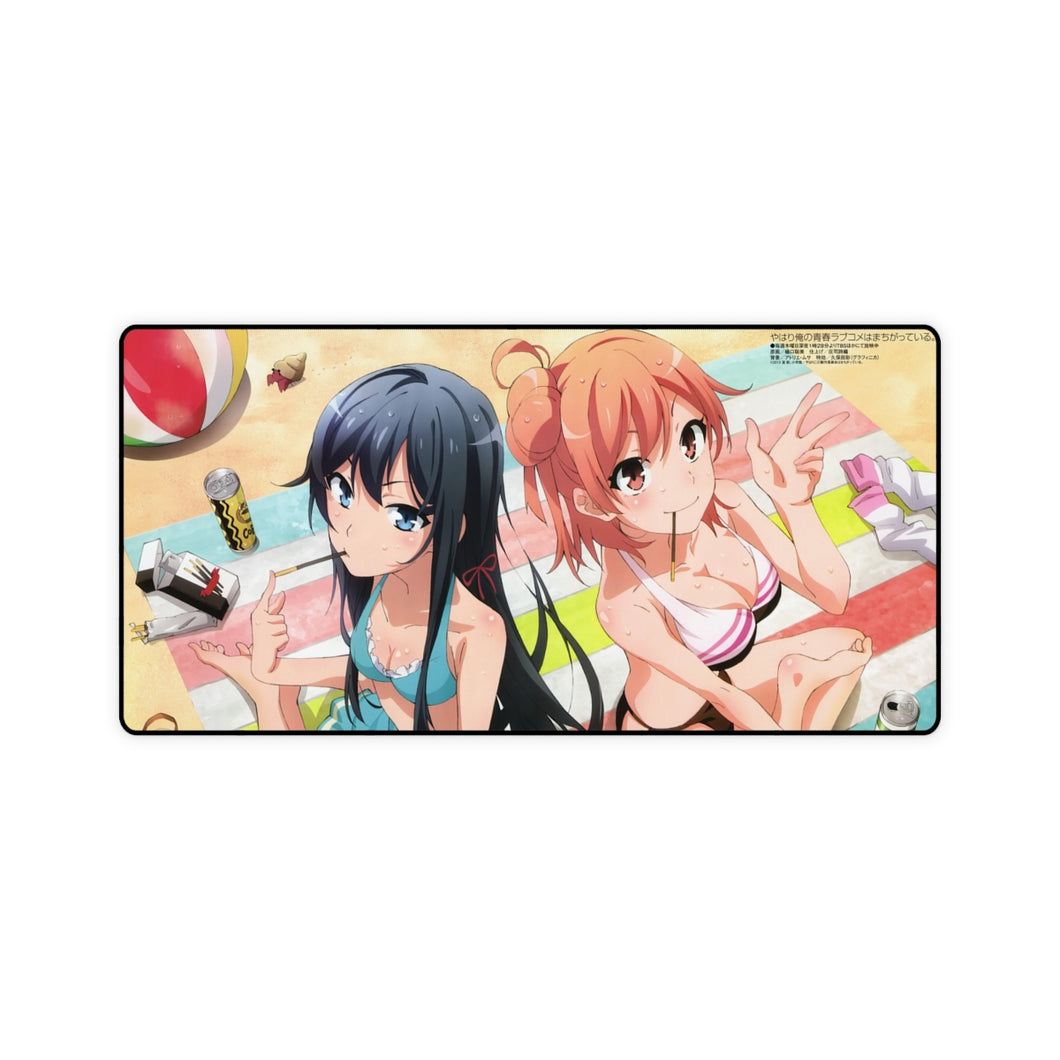 My Teen Romantic Comedy SNAFU Yukino Yukinoshita, Yui Yuigahama Mouse Pad (Desk Mat)