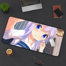 Load image into Gallery viewer, Is The Order A Rabbit? Mouse Pad (Desk Mat) On Desk
