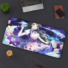 Load image into Gallery viewer, Anime Girl Mouse Pad (Desk Mat) On Desk
