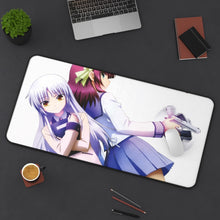 Load image into Gallery viewer, Angel Beats! Kanade Tachibana, Yuri Nakamura Mouse Pad (Desk Mat) On Desk
