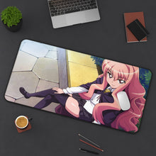 Load image into Gallery viewer, Zero No Tsukaima Mouse Pad (Desk Mat) On Desk
