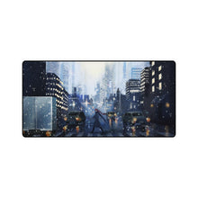 Load image into Gallery viewer, Anime Girl Crossing the Road in the Rain Mouse Pad (Desk Mat)
