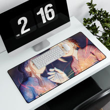Load image into Gallery viewer, Lycoris Recoil Takina Inoue, Chisato Nishikigi Mouse Pad (Desk Mat) With Laptop
