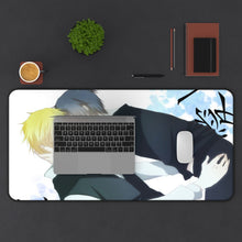 Load image into Gallery viewer, Durarara!! Izaya Orihara, Shizuo Heiwajima Mouse Pad (Desk Mat) With Laptop
