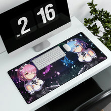 Load image into Gallery viewer, Ram, Rem, Re:Zero, Anime, Girls, Maid, Mouse Pad (Desk Mat)
