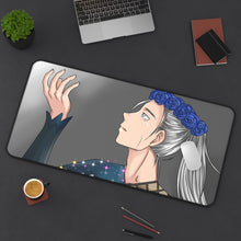 Load image into Gallery viewer, Yuri!!! On Ice Victor Nikiforov Mouse Pad (Desk Mat) On Desk
