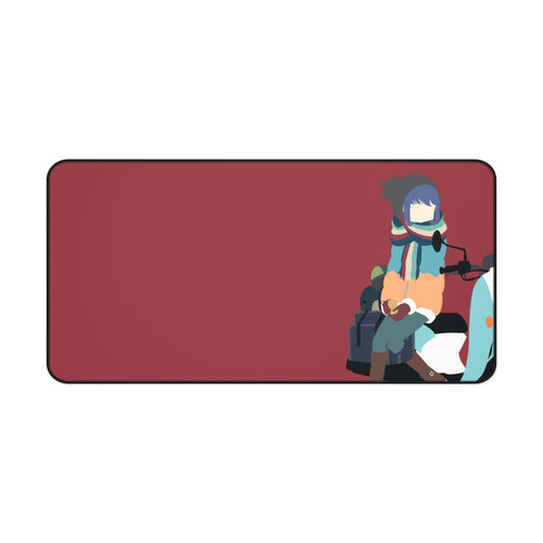 Laid-Back Camp by Mouse Pad (Desk Mat)