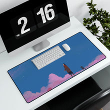 Load image into Gallery viewer, Anime Girl Umbrella Mouse Pad (Desk Mat) With Laptop
