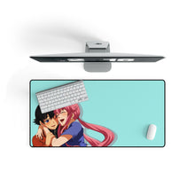 Load image into Gallery viewer, Mirai Nikki Yuno Gasai Mouse Pad (Desk Mat) On Desk

