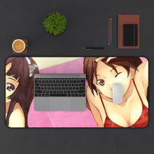 Load image into Gallery viewer, Guilty Crown Ayase Shinomiya, Tsugumi Mouse Pad (Desk Mat) With Laptop
