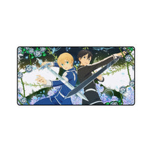 Load image into Gallery viewer, Eugeo and Kirito Mouse Pad (Desk Mat)
