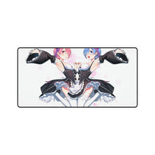 Load image into Gallery viewer, Ram, Rem, Re:Zero, Anime, Girls, Maid, Mouse Pad (Desk Mat)

