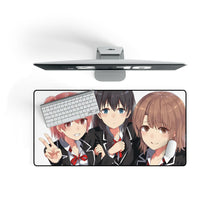 Load image into Gallery viewer, My Teen Romantic Comedy SNAFU Yukino Yukinoshita, Yui Yuigahama Mouse Pad (Desk Mat) On Desk
