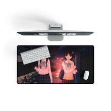 Load image into Gallery viewer, Anime Girl Mouse Pad (Desk Mat) On Desk
