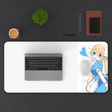 Load image into Gallery viewer, Kaho Hinata Mouse Pad (Desk Mat) With Laptop
