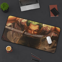 Load image into Gallery viewer, Zoro Roronoa Mouse Pad (Desk Mat) On Desk
