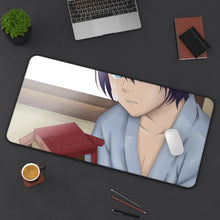 Load image into Gallery viewer, Noragami Yato, Noragami Mouse Pad (Desk Mat) On Desk
