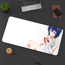 Load image into Gallery viewer, Gamers! Chiaki Hoshinomori Mouse Pad (Desk Mat) On Desk
