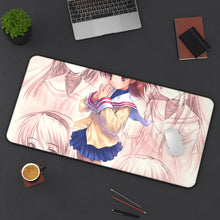Load image into Gallery viewer, Clannad Nagisa Furukawa, Tomoyo Sakagami, Kyou Fujibayashi, Fuuko Ibuki, Kotomi Ichinose Mouse Pad (Desk Mat) On Desk
