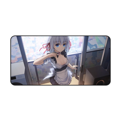 Origami Tobiichi in a maid outfit Mouse Pad (Desk Mat)