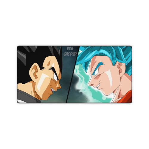 Goku (SSJ God SSJ) and Vegeta Mouse Pad (Desk Mat)