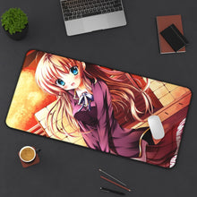 Load image into Gallery viewer, Anime Girl Mouse Pad (Desk Mat) On Desk
